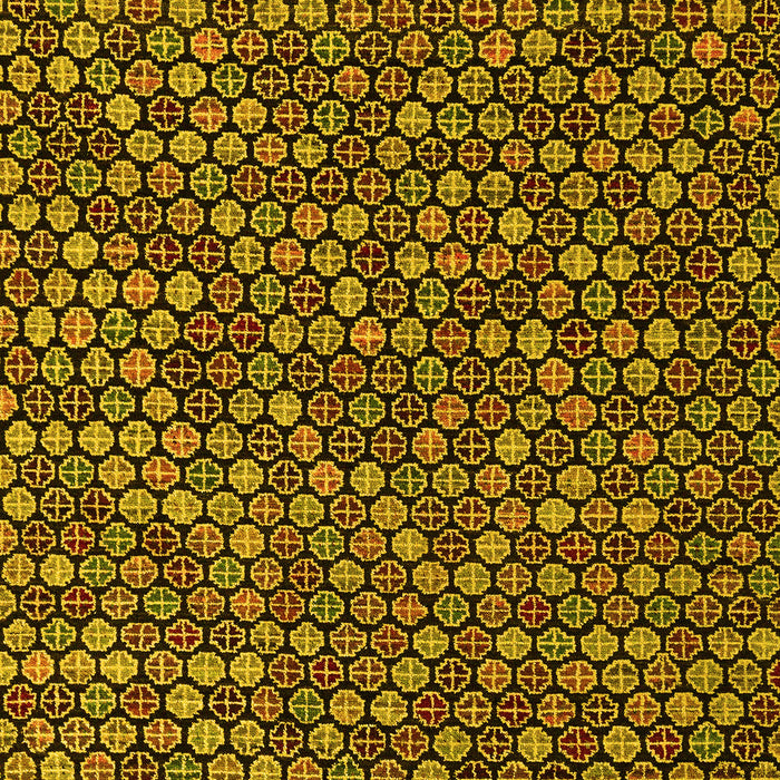 Abstract Yellow Modern Rug, abs5374yw