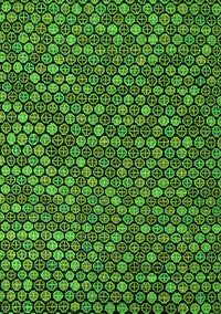 Abstract Green Modern Rug, abs5374grn