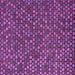 Square Machine Washable Abstract Purple Modern Area Rugs, wshabs5374pur