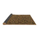 Sideview of Abstract Brown Modern Rug, abs5374brn