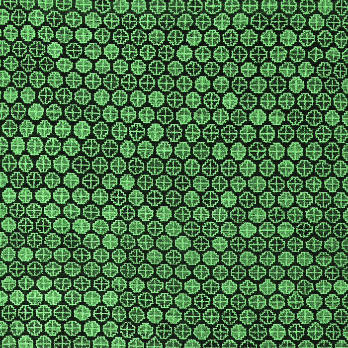 Machine Washable Abstract Emerald Green Modern Area Rugs, wshabs5374emgrn