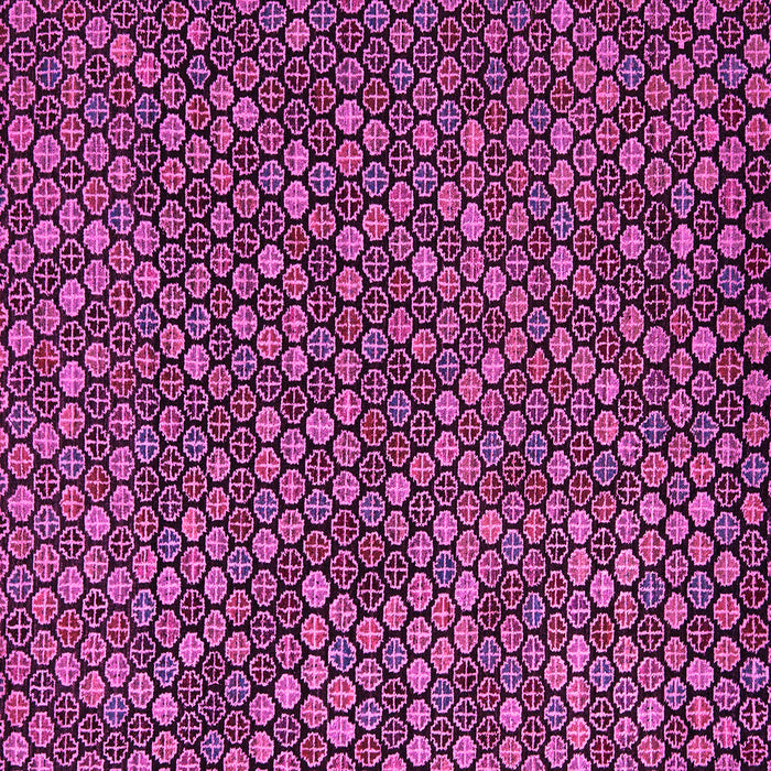 Square Machine Washable Abstract Pink Modern Rug, wshabs5374pnk