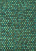 Machine Washable Abstract Turquoise Modern Area Rugs, wshabs5374turq