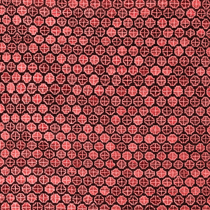 Machine Washable Abstract Red Modern Rug, wshabs5374red