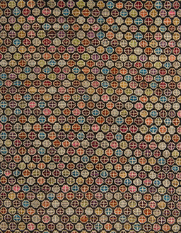 Machine Washable Abstract Night Red Rug, wshabs5374