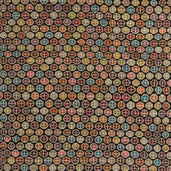 Machine Washable Abstract Night Red Rug, wshabs5374