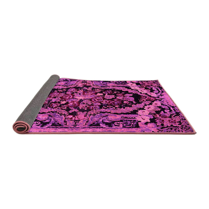 Sideview of Medallion Pink French Rug, abs5375pnk