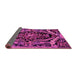 Sideview of Medallion Pink French Rug, abs5375pnk