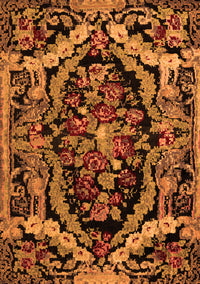 Medallion Orange French Rug, abs5375org