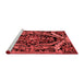 French Red Washable Rugs