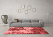 Modern Red Washable Rugs