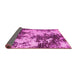 Sideview of Abstract Pink Modern Rug, abs5376pnk