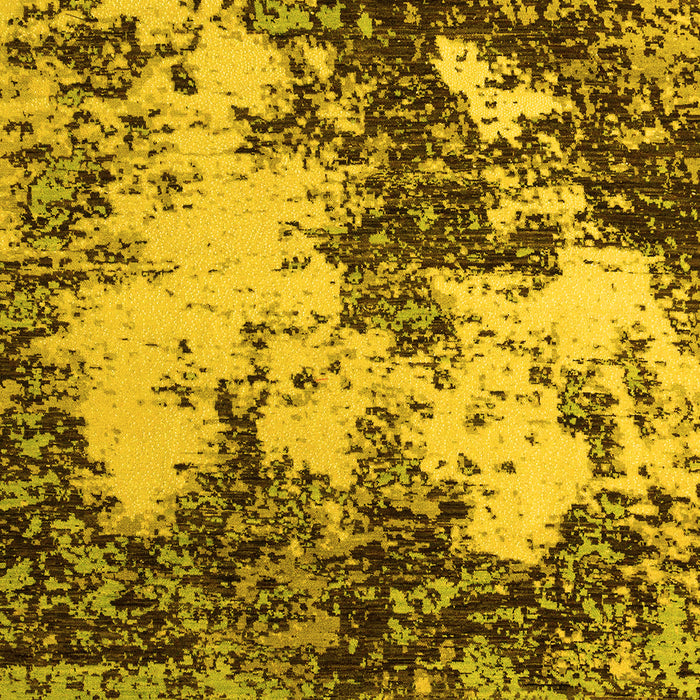 Abstract Yellow Modern Rug, abs5376yw
