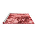 Modern Red Washable Rugs