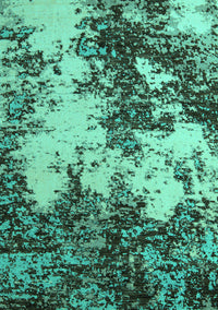 Abstract Turquoise Modern Rug, abs5376turq