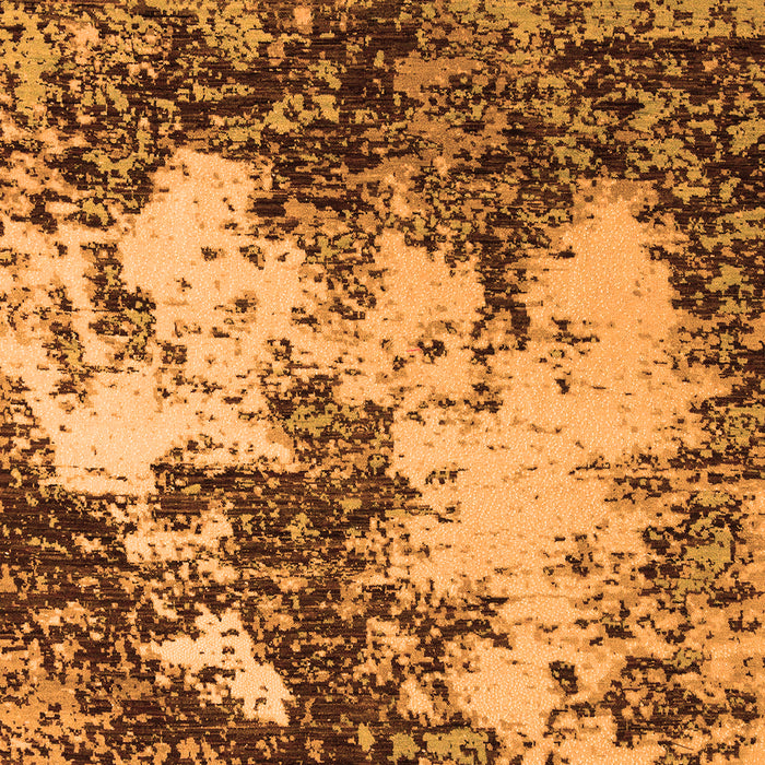 Machine Washable Abstract Orange Modern Area Rugs, wshabs5376org