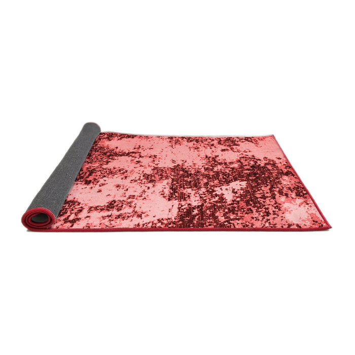 Abstract Red Modern Area Rugs