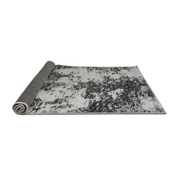Sideview of Abstract Gray Modern Rug, abs5376gry