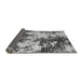 Sideview of Abstract Gray Modern Rug, abs5376gry