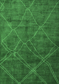 Abstract Emerald Green Modern Rug, abs5377emgrn