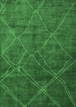 Abstract Emerald Green Modern Rug, abs5377emgrn