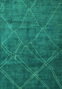 Abstract Turquoise Modern Rug, abs5377turq