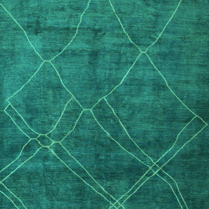 Abstract Turquoise Modern Rug, abs5377turq