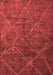 Abstract Red Modern Area Rugs