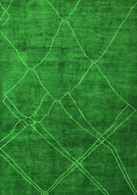 Abstract Green Modern Rug, abs5377grn