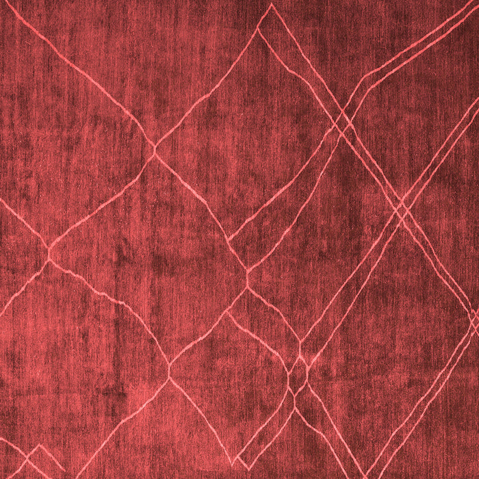 Abstract Red Modern Rug, abs5377red