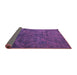 Sideview of Abstract Pink Modern Rug, abs5377pnk