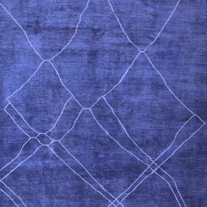 Machine Washable Abstract Blue Modern Rug, wshabs5377blu