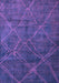 Machine Washable Abstract Purple Modern Area Rugs, wshabs5377pur