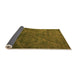 Sideview of Abstract Orange Modern Rug, abs5377org