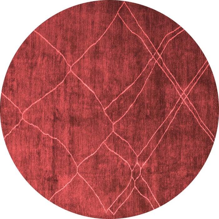 Machine Washable Abstract Red Modern Rug, wshabs5377red