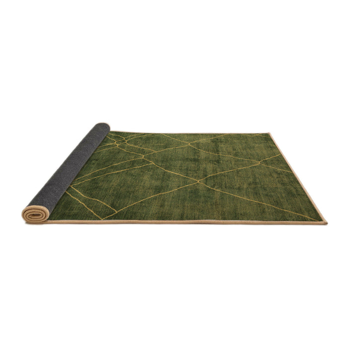 Sideview of Abstract Brown Modern Rug, abs5377brn