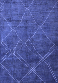 Abstract Blue Modern Rug, abs5377blu