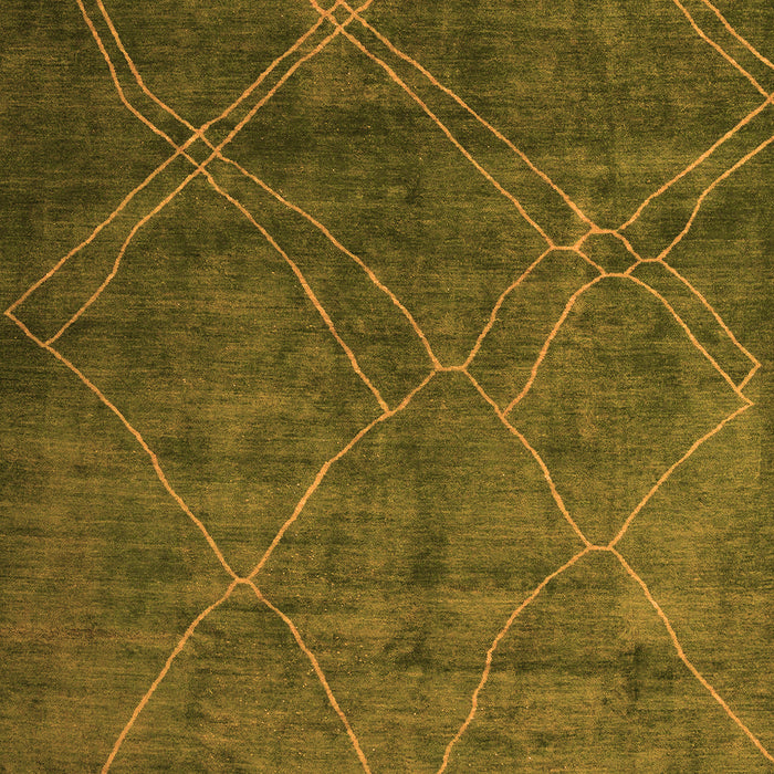 Abstract Orange Modern Rug, abs5377org