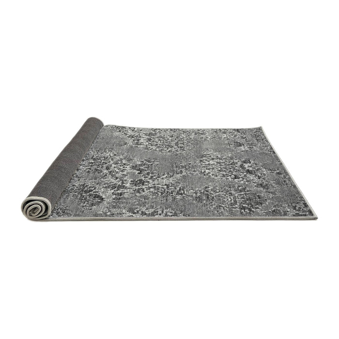 Sideview of Abstract Gray Modern Rug, abs5378gry
