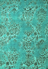 Abstract Turquoise Modern Rug, abs5378turq