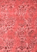 Abstract Red Modern Area Rugs