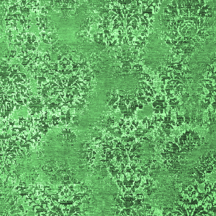 Abstract Emerald Green Modern Rug, abs5378emgrn