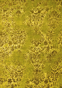 Abstract Yellow Modern Rug, abs5378yw