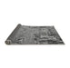 Sideview of Abstract Gray Modern Rug, abs5379gry