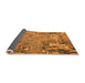 Sideview of Abstract Orange Modern Rug, abs5379org