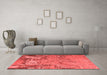 Modern Red Washable Rugs