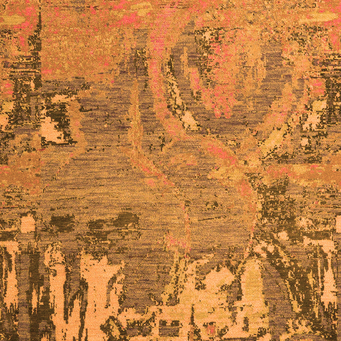 Abstract Orange Modern Rug, abs5379org