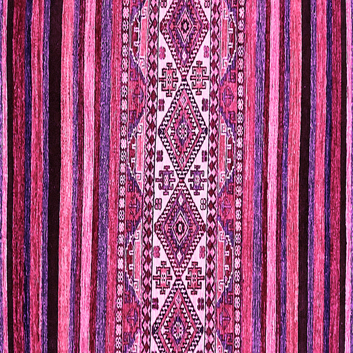 Square Machine Washable Abstract Pink Modern Rug, wshabs537pnk