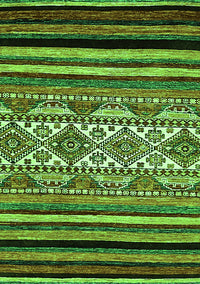 Abstract Green Modern Rug, abs537grn