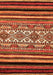 Machine Washable Abstract Orange Modern Area Rugs, wshabs537org